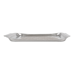 PLATEAU DE SERVICE L 'ARTINOX' 35,6x24,4x2,4 CM ARGENTE INOX (12 UNITÉ)