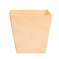 MINI BOL EN FEUILLE DE PEUPLIER 4,5x4,5x4,5 CM NATUREL BOIS (50 UNITÉ)