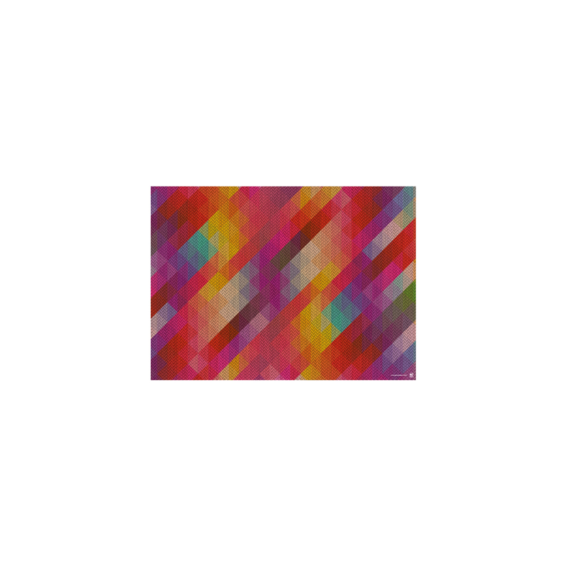 SETS DE TABLE OFFSET 'GEOMETRIC' 70 G/M2 30x42 CM QUADRICHROMIE PAPIER (2000 UNITÉ)