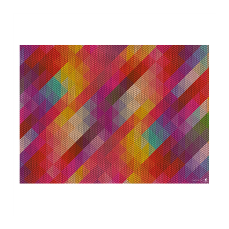 Image SETS DE TABLE OFFSET 'GEOMETRIC' 70 G/M2 30x42 CM QUADRICHROMIE PAPIER (2000 UNITÉ) #1