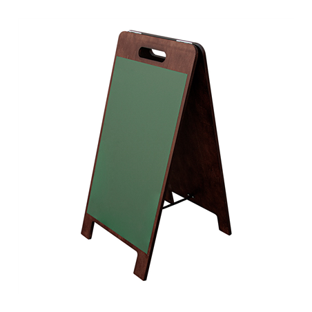 Image ARDOISE EN ANGLE 2 FACES MAGNÉTIQUE  38x45x78 CM VERT BOIS (1 UNITÉ) #1