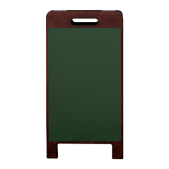 ARDOISE EN ANGLE 2 FACES MAGNÉTIQUE  38x45x78 CM VERT BOIS (1 UNITÉ)