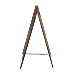 Image ARDOISE EN ANGLE 2 FACES MAGNÉTIQUE  38x45x78 CM NOIR BOIS (1 UNITÉ) #3