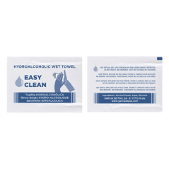 RINCE-DOIGTS HYDROALCOOLIQUES 'EASY CLEAN' 6x8 CM BLANC CELLULOSE (1500 UNITÉ)