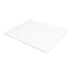 Image SERVIETTE EMBALLÉE À USAGE UNIQUE  80 G/M2 60x100 CM BLANC VISCOSE / PULPE (100 UNITÉ) #5