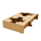 PORTE-GOBELETS, 2 GOBELETS 360 G/M2 17x11x3,5 CM NATUREL KRAFT (400 UNITÉ) Image PORTE-GOBELETS, 2 GOBELETS 360 G/M2 17x11x3,5 CM NATUREL KRAFT (400 UNITÉ) #1