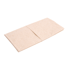 Image 10 U X 10 U. MOUCHOIRS 3 PLIS  21x21 CM NATUREL KRAFT (1 UNITÉ) #4