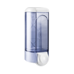 Image DISTRIBUTEUR DE SAVON 800 ML 25x9,5x9,5 CM TRANSPARENT ABS (1 UNITÉ) #1