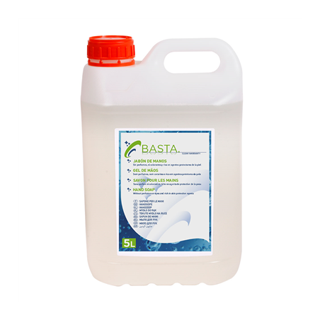 SAVON POUR LES MAINS HYGIÉNIQUE 5L 18x13x29 CM (4 UNITÉ)