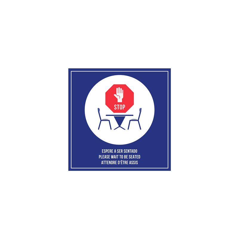 PLAQUE AUTO-ADHESIVE "ATTENDRE D’ÊTRE ASSIS" 12x12 CM BLEU METACRYLATE (1 UNITÉ) PLAQUE AUTO-ADHESIVE "ATTENDRE D’ÊTRE ASSIS" 12x12 CM BLEU METACRYLATE (1 UNITÉ)