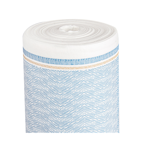 Image NAPPE 'LIKE LINEN - AZUR' 70 G/M2 1,20x25 M BLANC/BLEU SPUNLACE (1 UNITÉ) #1