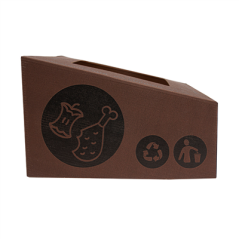 Image COUVERCLE ORGANIQUE  38,4x31,1x12 CM MARRON CARTON (10 UNITÉ) #3