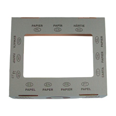 COUVERCLE DE PAPIER 38,4x31,1x12 CM BLEU CARTON (10 UNITÉ)