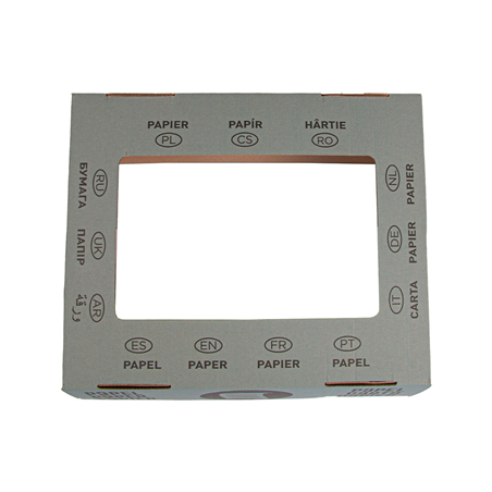 COUVERCLE DE PAPIER  38,4x31,1x12 CM BLEU CARTON (10 UNITÉ)