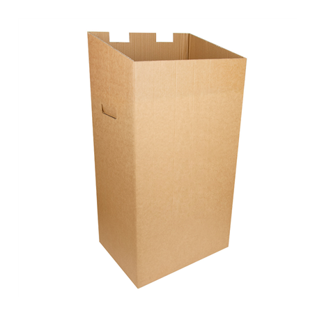 Image POUBELLE DE RECYCLAGE 75 L 37,3x27,3x72 CM MARRON CARTON (10 UNITÉ) #1