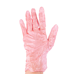 Image GANTS AVEC TALC SIZE: XL ROUGE PVC (100 UNITÉ) #1