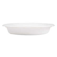 BOLS 'BIONIC' 700 ML Ø 20,8x3,4 CM BLANC BAGASSE (400 UNITÉ)