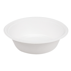 Image BOLS 'BIONIC' 1200 ML Ø 20,8x6,1 CM BLANC BAGASSE (400 UNITÉ) #1