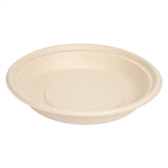 Image BOLS 'BIONIC' 700 ML Ø 20,8x3,4 CM NATUREL BAGASSE (400 UNITÉ) #1