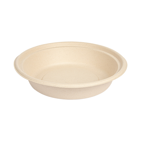 Image BOLS 'BIONIC' 900 ML Ø 20,8x4,4 CM NATUREL BAGASSE (400 UNITÉ) #1