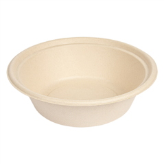 Image BOLS 'BIONIC' 1200 ML Ø 20,8x6,1 CM NATUREL BAGASSE (400 UNITÉ) #1