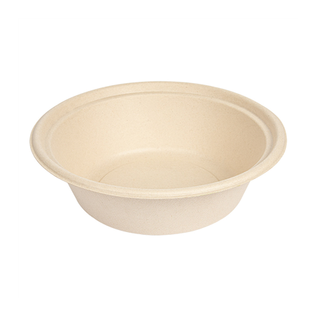 Image BOLS 'BIONIC' 1200 ML Ø 20,8x6,1 CM NATUREL BAGASSE (400 UNITÉ) #1