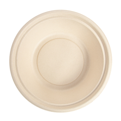 Image BOLS 'BIONIC' 1200 ML Ø 20,8x6,1 CM NATUREL BAGASSE (400 UNITÉ) #3