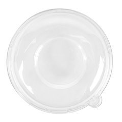 Image COUVERCLES HAUTS POUR RÉFÉRENCES 251.61/62/64/65 'BIONIC'  Ø 21,4x1 CM TRANSPARENT PET (400 UNITÉ) #3