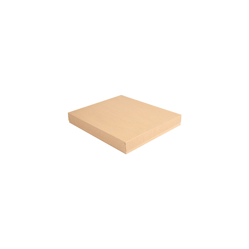 PLATEAUX + COUVERCLE 'THEPACK' 240 G/M2 32x27x4 CM NATUREL CARTON ONDULÉ NANO-MICRO (150 UNITÉ) PLATEAUX + COUVERCLE 'THEPACK' 240 G/M2 32x27x4 CM NATUREL CARTON ONDULÉ NANO-MICRO (150 UNITÉ)