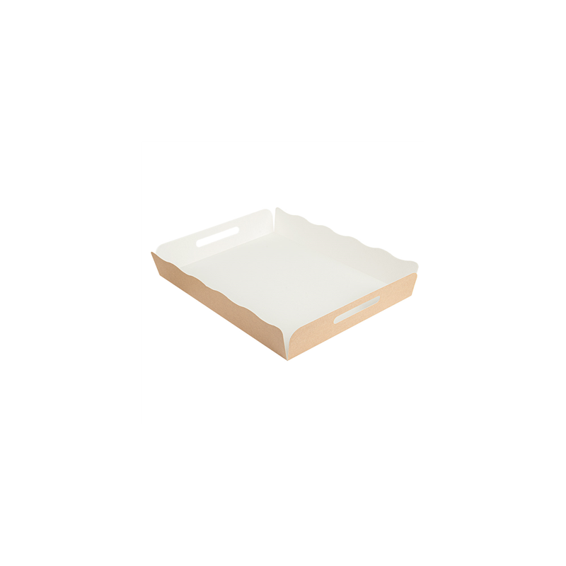 PLATEAUX + COUVERCLE 'THEPACK' 290 G/M2 40,5x30,5x6 CM NATUREL CARTON ONDULÉ MICROCANAL (150 UNITÉ) PLATEAUX + COUVERCLE 'THEPACK' 290 G/M2 40,5x30,5x6 CM NATUREL CARTON ONDULÉ MICROCANAL (150 UNITÉ)
