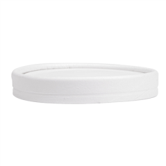COUVERCLES POUR GOBELETS  280 G/M2 + PE Ø 9 CM BLANC CARTON (1000 UNITÉ)