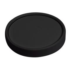 Image COUVERCLES POUR GOBELETS  280 G/M2 + PE Ø 9 CM NOIR CARTON (1000 UNITÉ) #1