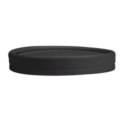 COUVERCLES POUR GOBELETS  280 G/M2 + PE Ø 9 CM NOIR CARTON (1000 UNITÉ)