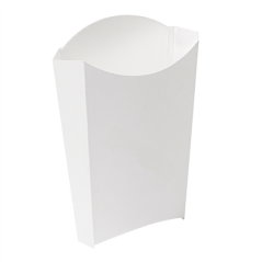 Image BOÎTES À FRITES 'THEPACK' 190 G 230 G/M2 14,5x9,5x18 CM BLANC CARTON ONDULÉ NANO-MICRO (1200 UNITÉ) #1