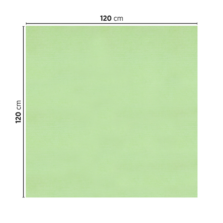 NAPPES PLIAGE M 'LIKE LINEN' 70 G/M2 120x120 CM VERT POMME SPUNLACE (200 UNITÉ)