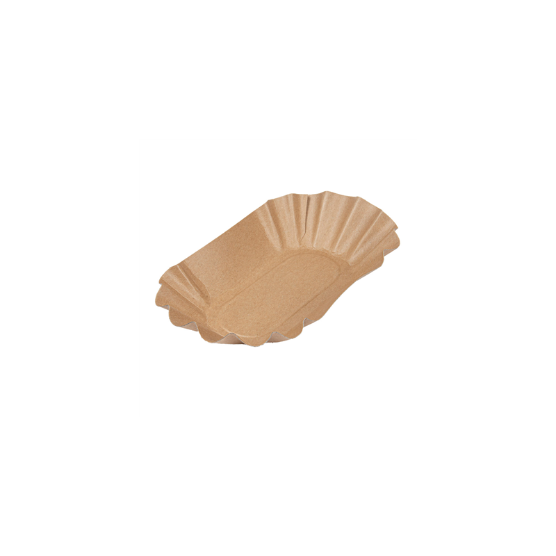PLATEAUX OVALES 300 G/M2 17,5x10,5x3 CM NATUREL KRAFT (2000 UNITÉ) PLATEAUX OVALES 300 G/M2 17,5x10,5x3 CM NATUREL KRAFT (2000 UNITÉ)