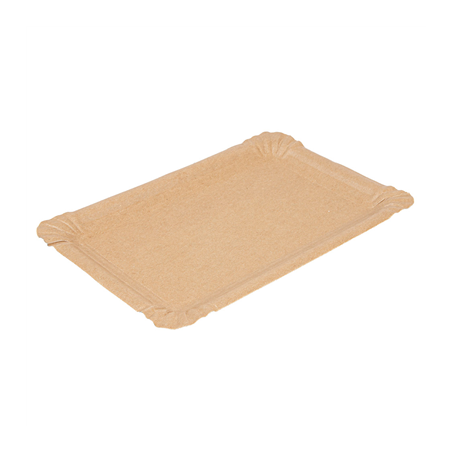 Image PLATEAUX PÂTISSERIE - PETITS  300 G/M2 20x13 CM NATUREL KRAFT (250 UNITÉ) #1