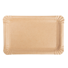 Image PLATEAUX PÂTISSERIE - PETITS  300 G/M2 20x13 CM NATUREL KRAFT (250 UNITÉ) #3
