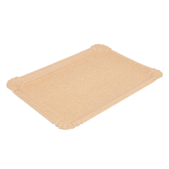 Image PLATEAUX PÂTISSERIE - PETITS  340 G/M2 23x17 CM NATUREL KRAFT (250 UNITÉ) #1