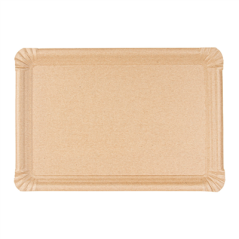 Image PLATEAUX PÂTISSERIE - MOYENS  340 G/M2 26x18 CM NATUREL KRAFT (250 UNITÉ) #3