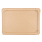 Image PLATEAUX PÂTISSERIE - MOYENS  400 G/M2 30x21 CM NATUREL KRAFT (125 UNITÉ) #3
