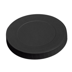 Image COUVERCLES POUR GOBELETS  280 G/M2 + PE Ø 8 CM NOIR CARTON (1000 UNITÉ) #1