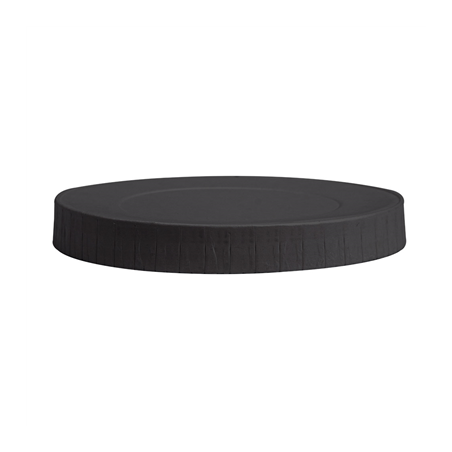 COUVERCLES POUR GOBELETS  280 G/M2 + PE Ø 8 CM NOIR CARTON (1000 UNITÉ)