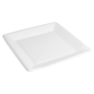 Image ASSIETTES CARRÉES  220 G/M2 18x18 CM BLANC CARTON (400 UNITÉ) #1