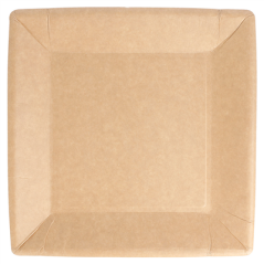 Image ASSIETTES CARRÉES LAQUÉS  255 G/M2 23x23 CM NATUREL CARTON (400 UNITÉ) #3