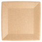 Image ASSIETTES CARRÉES LAQUÉS  255 G/M2 23x23 CM NATUREL CARTON (400 UNITÉ) #3