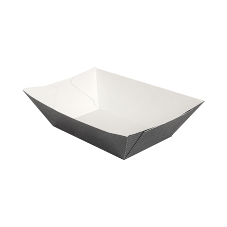 Image BARQUETTES 'THEPACK' 480 G 230 G/M2 10x6,2x4,8 CM NOIR CARTON ONDULÉ NANO-MICRO (1800 UNITÉ) #1