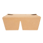 BOÎTES AMÉRICAINES 2 COMPART. 690 + 530 ML 300 + 20 PE G/M2 17,8x13,7x6,4 CM NATUREL KRAFT (200 UNITÉ) Image BOÎTES AMÉRICAINES 2 COMPART. 690 + 530 ML 300 + 20 PE G/M2 17,8x13,7x6,4 CM NATUREL KRAFT (200 UNITÉ) #2
