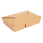 BOÎTES AMÉRICAINES 2 COMPART. 740 + 530 ML 300 + 20 PE G/M2 21,3x15,5x4,6 CM NATUREL KRAFT (200 UNITÉ) Image BOÎTES AMÉRICAINES 2 COMPART. 740 + 530 ML 300 + 20 PE G/M2 21,3x15,5x4,6 CM NATUREL KRAFT (200 UNITÉ) #1