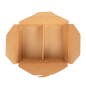 BOÎTES AMÉRICAINES 2 COMPART. 475 + 475 ML 300 + 20 PE G/M2 16,8x13,5x5 CM NATUREL KRAFT (200 UNITÉ) Image BOÎTES AMÉRICAINES 2 COMPART. 475 + 475 ML 300 + 20 PE G/M2 16,8x13,5x5 CM NATUREL KRAFT (200 UNITÉ) #4